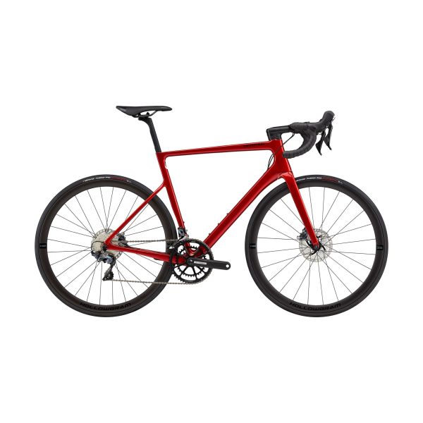 Dviratis plento CANNONDALE SuperSix EVO Hi-MOD Disc Ultegra-Red-58 cm