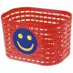 Krepšys dviračiui  plastic basket, for children, 20 x 13.5 x 12.5 cm, red