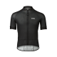 Marškinėliai dviratininko POC Essential Road Logo Jersey MED Uranium Black/Hydrogen White