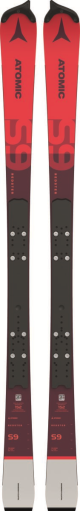 ATOMIC slidės Redster I FIS S9 152 raudonos/pilkos be apkaustų
