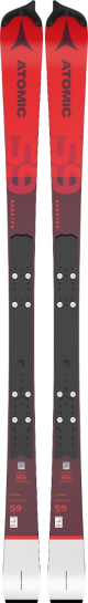 ATOMIC slidės Redster I FIS S9 W 157 raudonos/pilkos be apkaustų