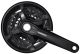 Žvaigždžių  blokas priekinis Shimano crankset 9sp. black FC-MT210-3 40/30/22T 175mm