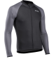 Marškinėliai dviratininko Northwave Blade long sleeve  XXL dark grey black