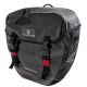 Krepšys dviračiui  waterproof carrierbags "ALBERTA" with cover, matt-black, w/ R&K rail Twist, volume approx. 2x20 liter,