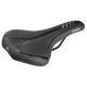 Balnelis ROAD/MTB saddle, VELO - FIT ATHLETE BC, XL, 275 x 163 mm, black with silver stripes, on card