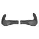 Rankenėlė vairo screw-on-grip VELO, with integrated bar end, gel, ergonomic shape, each pair on VELO-card