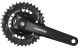 Žvaigždžių  blokas priekinis Shimano crankset 9sp. black FC-MT101-B2 36x22T 175mm