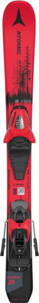 ATOMIC kalnų slidės su apkaustais Maverick JR