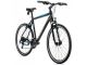 Dviratis hibridinis Leader Fox Viatic Gent-1-Black mat/blue-58 cm