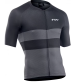 Marškinėliai dviratininko Northwave Blade short sleeve  L dark grey black