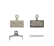 Kaladėlės stabdžių Disc Brake Pad Set Resin G05S Spring/Split Pin 1 pair