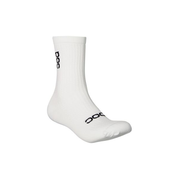 Kojinės dviratininko POC Essential Road Sock MED Hydrogen white