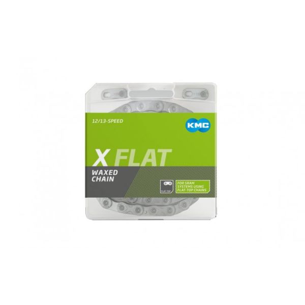 Grandinė KMC X Flat Silver 12/13s 126L WAX