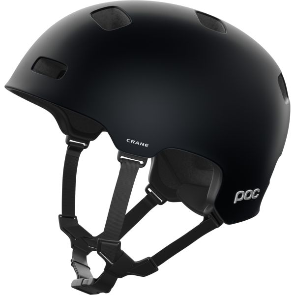 Šalmas dviratiininko POC Crane MIPS LRG Uranium Black Matt